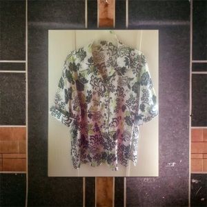 💚CATO Floral Kimono Style Blouse💚